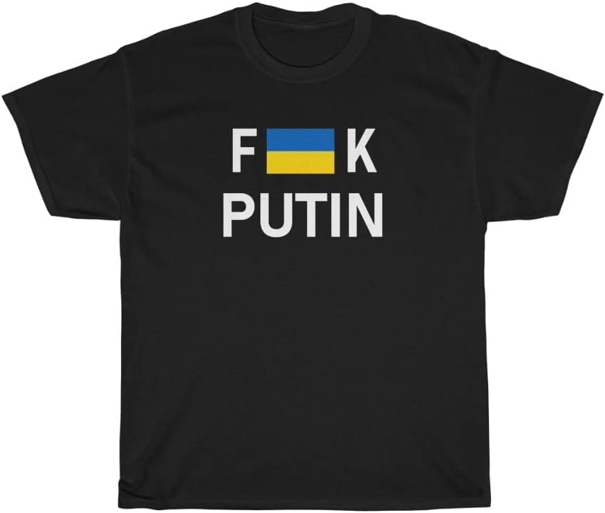 F.uck Putin Ukraine Flag Shirt - Anti Putin Ukraine Tshirt